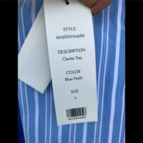 Veronica Beard Clarke Puff Sleeve Blouse size 2 - Picture 13 of 17